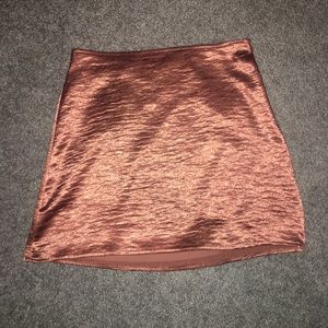 Going out miniskirt rose gold express short skirt